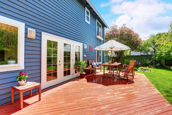 Blue Siding Installation in Renton